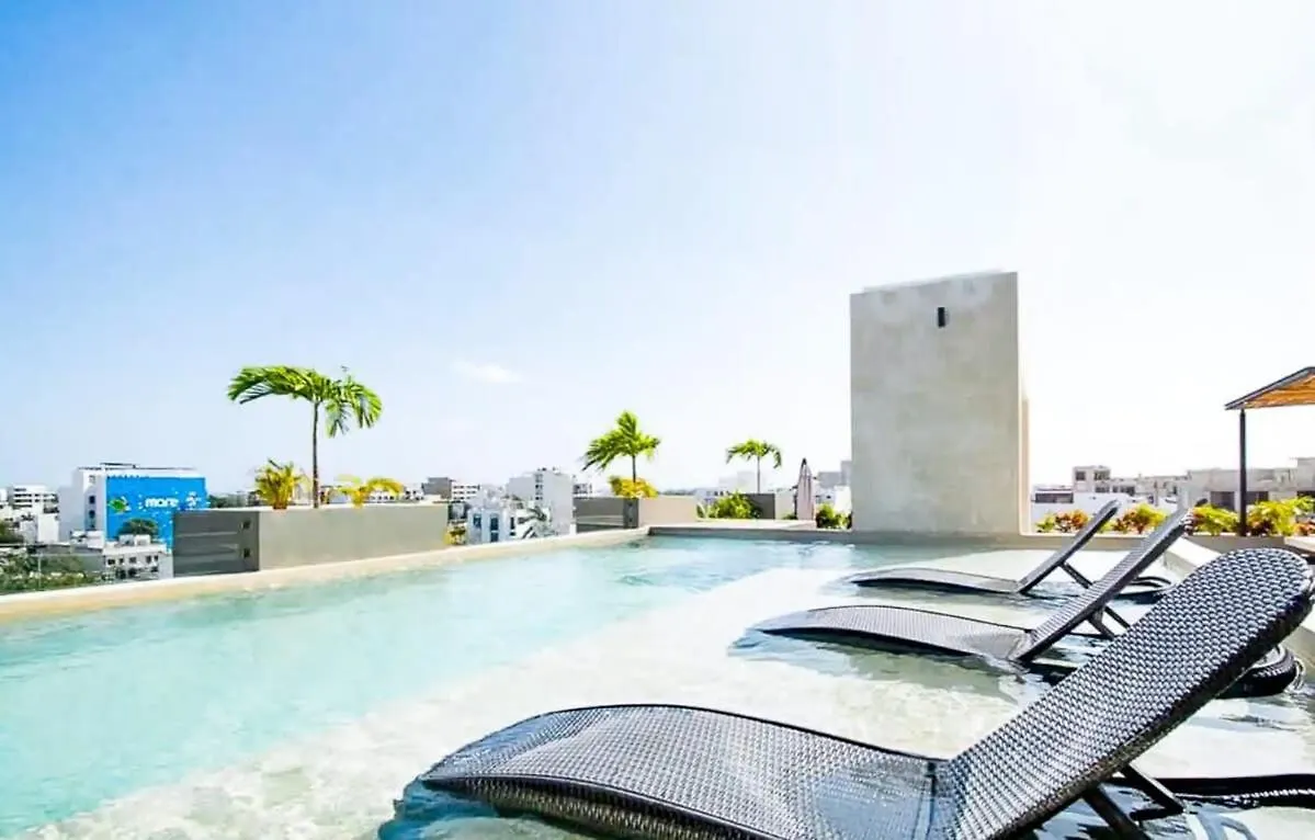 아파트 Joya De La Zazil 20 Av Rooftop Pool Walk To Playa Mamitas Coco Beach & 5 신데 델 카르멘